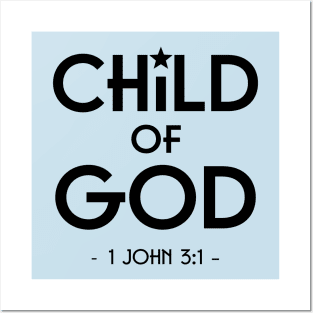 Child of God bible verse Posters and Art